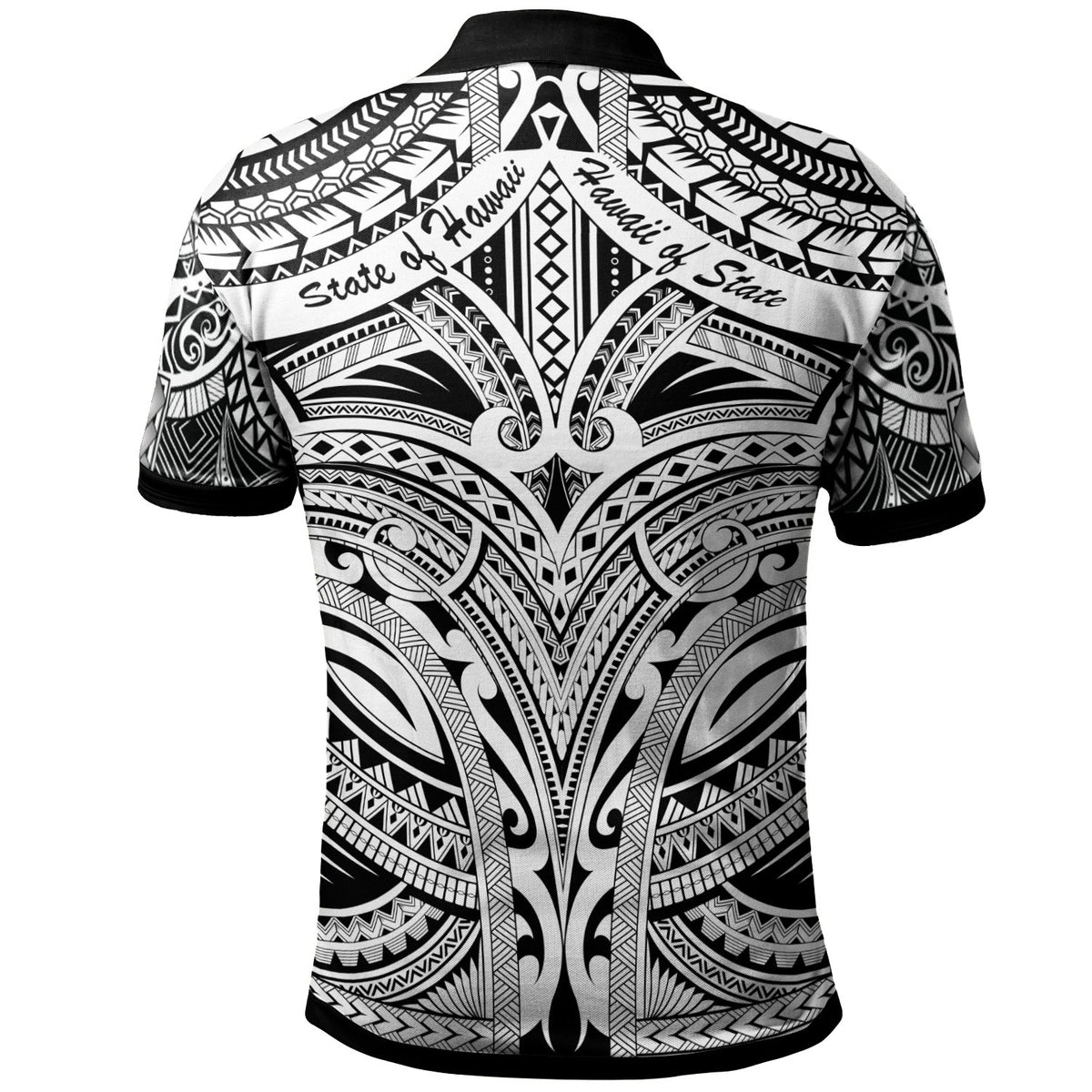 Polynesian Hawaii Polo Hawaii Coat Of Arm and Polynesian Patterns - Polynesian Pride