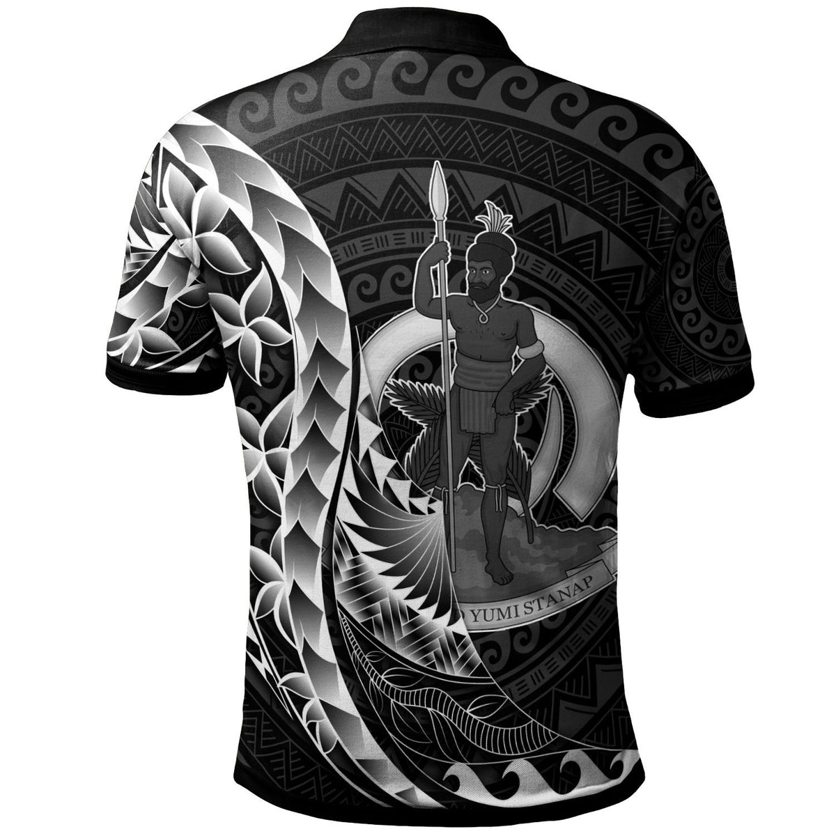 Vanuatu Polo Shirt Polynesian Pattern Style - Polynesian Pride