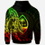 Guam Hoodie Custom Polynesian Pattern Style Reggae Color - Polynesian Pride