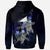 Tokelau Polynesian Zip up Hoodie Blue Turtle Couple - Polynesian Pride