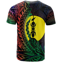 New Caledonia T Shirt Thio Wings Style Flag Color - Polynesian Pride