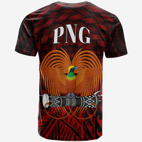 Papua New Guinea T Shirt Port Moresby Polynesian Patterns With Bamboo - Polynesian Pride
