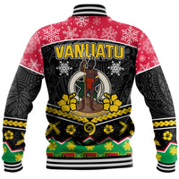 Vanuatu Tribal Polynesian Christmas Vibe Baseball Jacket LT9 - Polynesian Pride