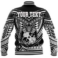 (Custom Personalised) Tonga Coat of Arms Baseball Jacket LT9 - Polynesian Pride