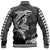 Hawaii Baseball Jacket Shark and Turtle Mix Kakau LT9 - Polynesian Pride