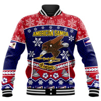 American Samoa Tribal Polynesian Christmas Vibe Baseball Jacket LT9 Unisex Red - Polynesian Pride