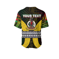 (Custom Personalised) Vanuatu Baseball Jersey Polynesian Patterns Mix Pig Tusk LT6 - Polynesian Pride