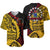 (Custom Personalised)Cook Islands Baseball Jersey Manihiki Polynesian Style LT6 Unisex Black - Polynesian Pride