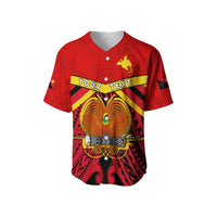 (Custom Personalised) Papua New Guinea Baseball Jersey the One and Only LT13 - Polynesian Pride