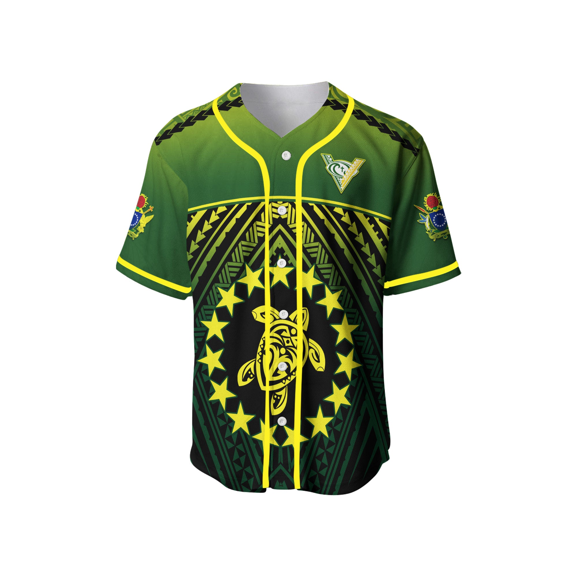 The Kuki's Baseball Jersey Cook Islands Rugby LT13 - Polynesian Pride