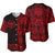 Marquesas Islands Baseball Jersey Marquesan Tattoo Unique Style - Red LT8 - Polynesian Pride