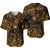 (Custom Personalised) Hawaii Surfing Polynesian Baseball Jersey Unique Style - Gold LT8 - Polynesian Pride