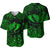 Hawaii State Fish: Humuhumu Nukunuku Apua'a Polynesian Baseball Jersey Unique Style - Green LT8 - Polynesian Pride