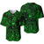 Hawaii Surfing Polynesian Baseball Jersey Unique Style - Green LT8 - Polynesian Pride