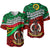 Proud Vanuatu Baseball Jersey Pattern Mix Flag LT13 Green - Polynesian Pride