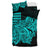 Hawaii Kakau Bedding Set Polynesian Floral Tribal Aqua Version LT9 - Polynesian Pride