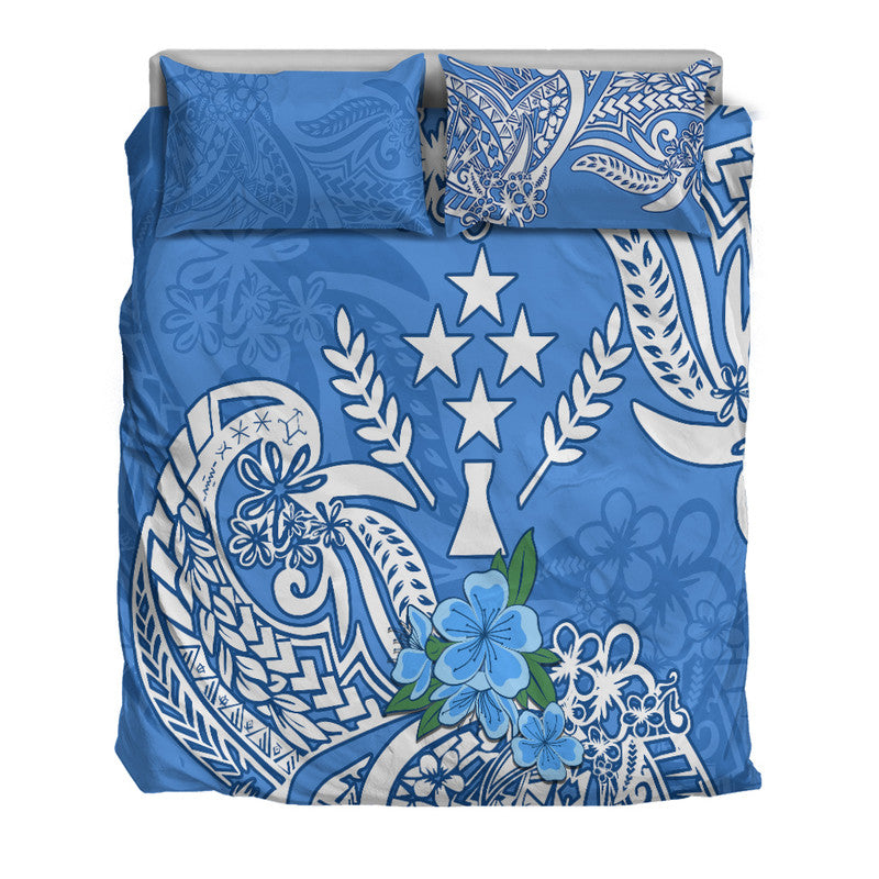 FSM Kosrae State Bedding Set Polynesian Floral Tribal LT9 - Polynesian Pride