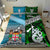 New Zealand And Fiji Bedding Set Together - Green LT8 - Polynesian Pride