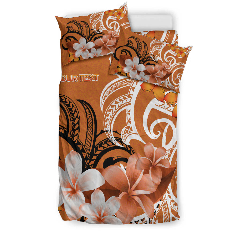 Custom Personalised Bedding Set - Orange Spirit LT9 - Polynesian Pride