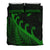 New Zealand Rugby Maori Bedding Set Silver Fern Koru Vibes - Green LT8 - Polynesian Pride