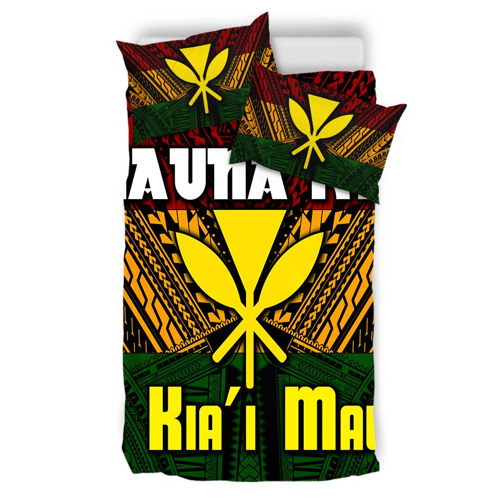 Hawaii Mauna Kea Kanaka Polynesian Bedding Set - Hill Style - AH - Polynesian Pride