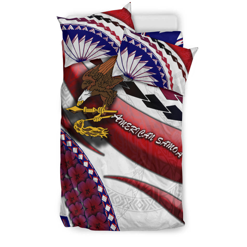 American Samoa Bedding Set Artsy Style LT9 - Polynesian Pride