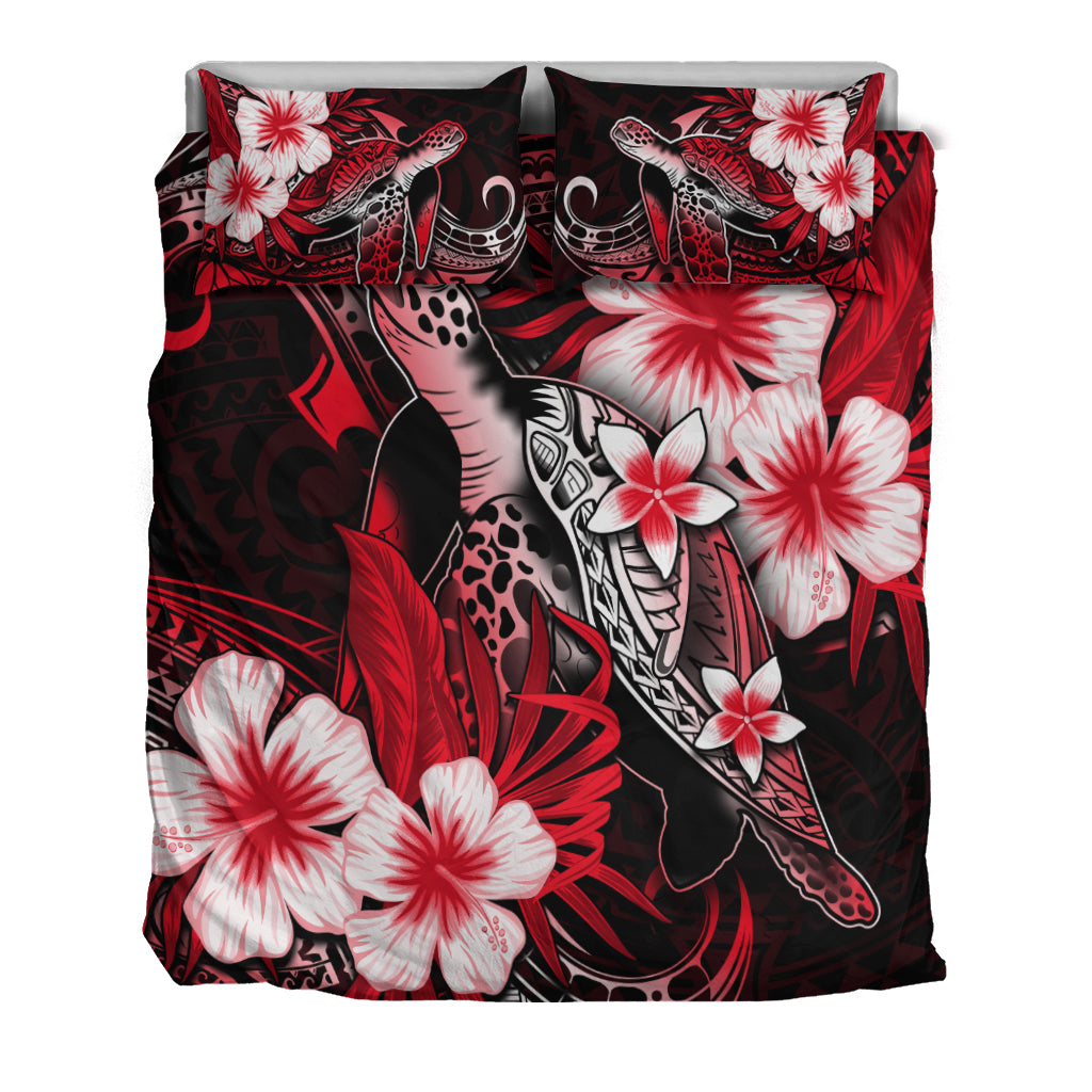 Polynesian Turtle Bedding Set With Hibiscus Color No.4 LT6 - Polynesian Pride