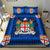 (Custom Personalised) Fiji Bedding Set Blue And Black Style No.1 LT6 - Polynesian Pride