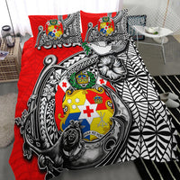 Tonga Hook Tattoo Bedding Set White LT6 - Polynesian Pride
