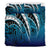 Polynesian Bedding Set - Tropical Leaf Blue Gradient Style - Polynesian Pride