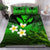 (Custom) Kanaka Maoli (Hawaiian) Bedding Set, Polynesian Plumeria Banana Leaves Green Personal Signature - Polynesian Pride