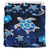 Hawaii Turtle Flower Moon Bedding Set - Blue Galaxy - AH - Polynesian Pride