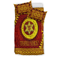 (Custom Personalised) Tonga High School Bedding Set Simplified Version LT8 - Polynesian Pride