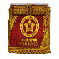 Tonga Niuafo'ou High School Bedding Set Simplified Version LT8 - Polynesian Pride