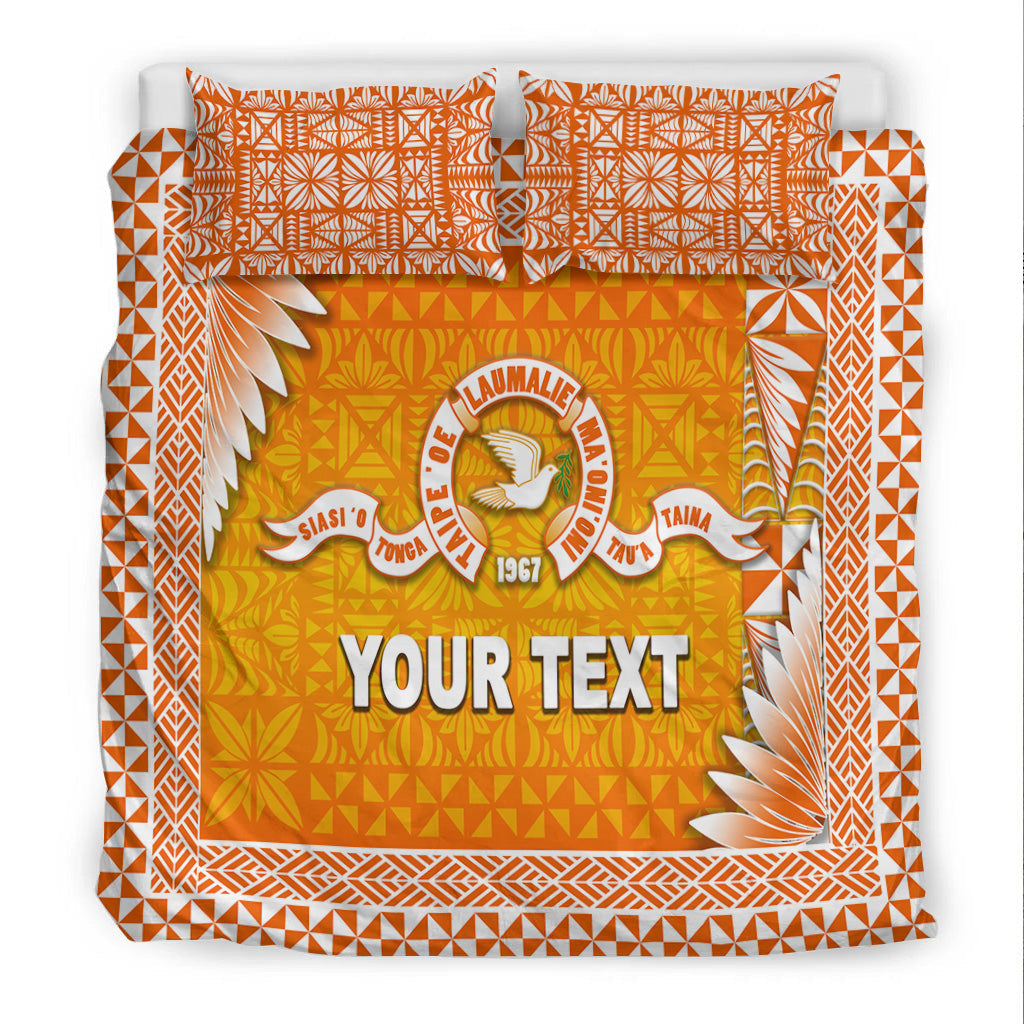 (Custom Personalised) Tonga Tailulu College Bedding Set Simplified Version LT8 - Polynesian Pride