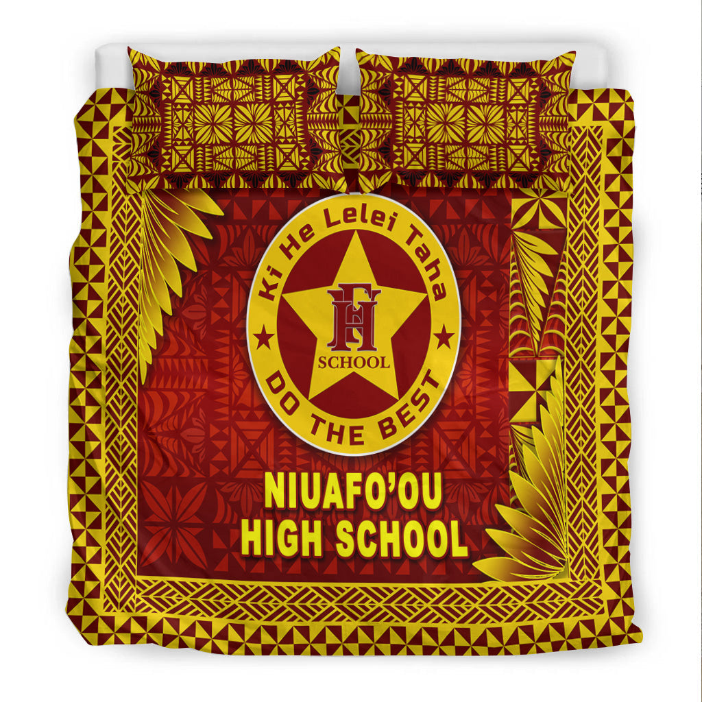 Tonga Niuafo'ou High School Bedding Set Simplified Version LT8 - Polynesian Pride