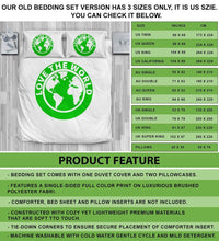 Cook Islands Special Grunge Flag Bedding Set - Polynesian Pride