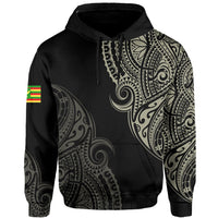 Personalized Hawaii Kanaka Map Polynesian Warrior Ikaika Hoodie William Style Beige - Polynesian Pride