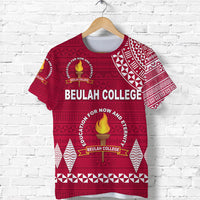 Custom Tonga Beulah College T Shirt Simple Style, Custom Text and Number LT8 - Polynesian Pride