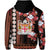 Fiji Hoodie Tagimoucia Mixed Black Tapa Style LT9 - Polynesian Pride