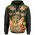 Hawaii Hoodie loha Hawaii Tiki Statue(Black) Unisex Black - Polynesian Pride