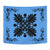 Hawaiian Quilt Maui Plant And Hibiscus Tappestry - Black Pastel - AH Wall Tapestry Black - Polynesian Pride