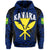 Polynesian Kanaka Maoli Hawaii Hoodie Blue Gel Style - Polynesian Pride