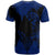 Hawaii Polynesian Warrior Ikaika T Shirt Benjamin Style Blue - Polynesian Pride