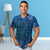 New Caledonia Custom T Shirt Polynesian Phoenix Bird, Fairytales Bird Blue - Polynesian Pride