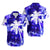 Hawaii Palm Tree Silhouettes On Camouflage No1 LT9 Blue - Polynesian Pride