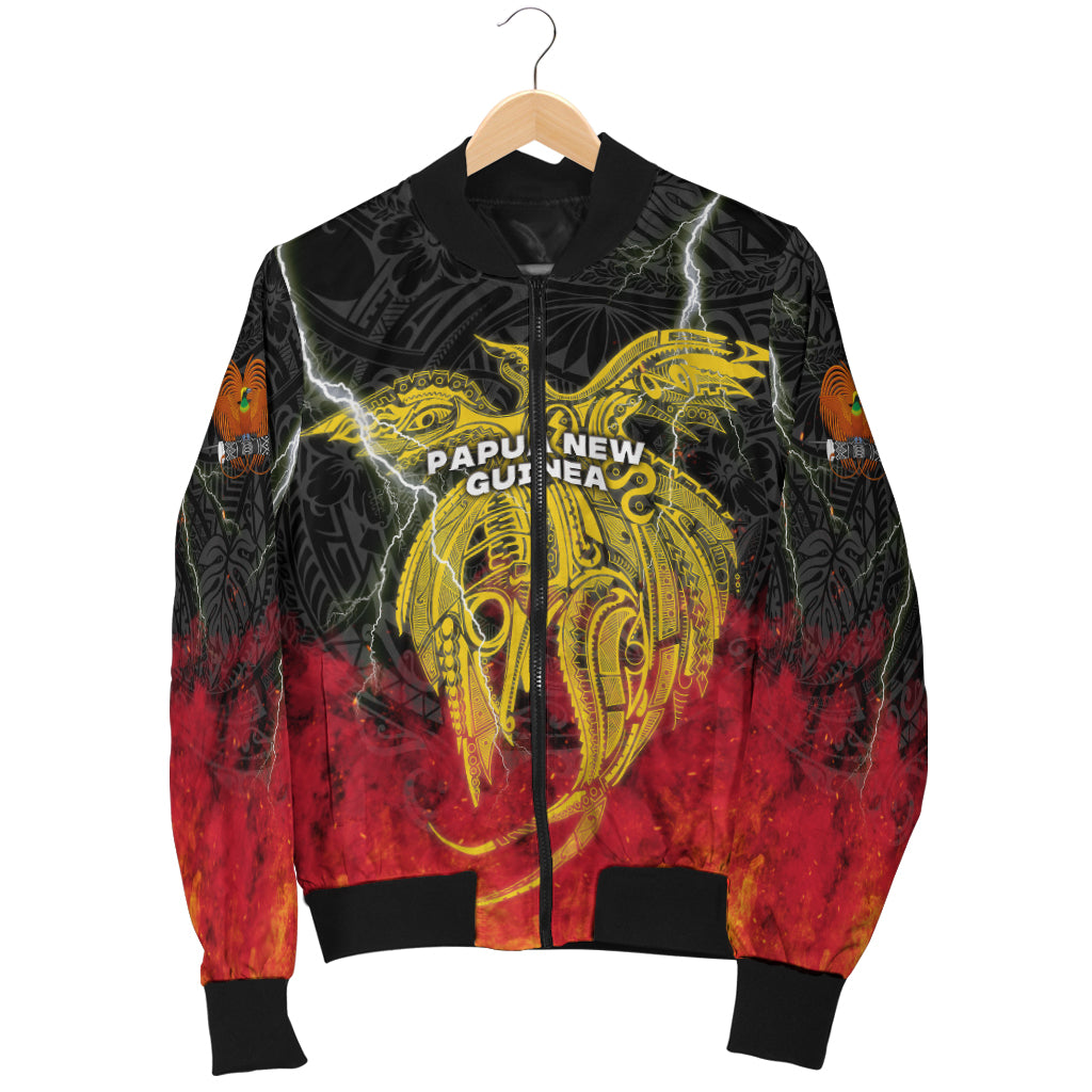 Papua New Guinea Men Bomber Jacket Independence Day Special Style LT16 - Polynesian Pride