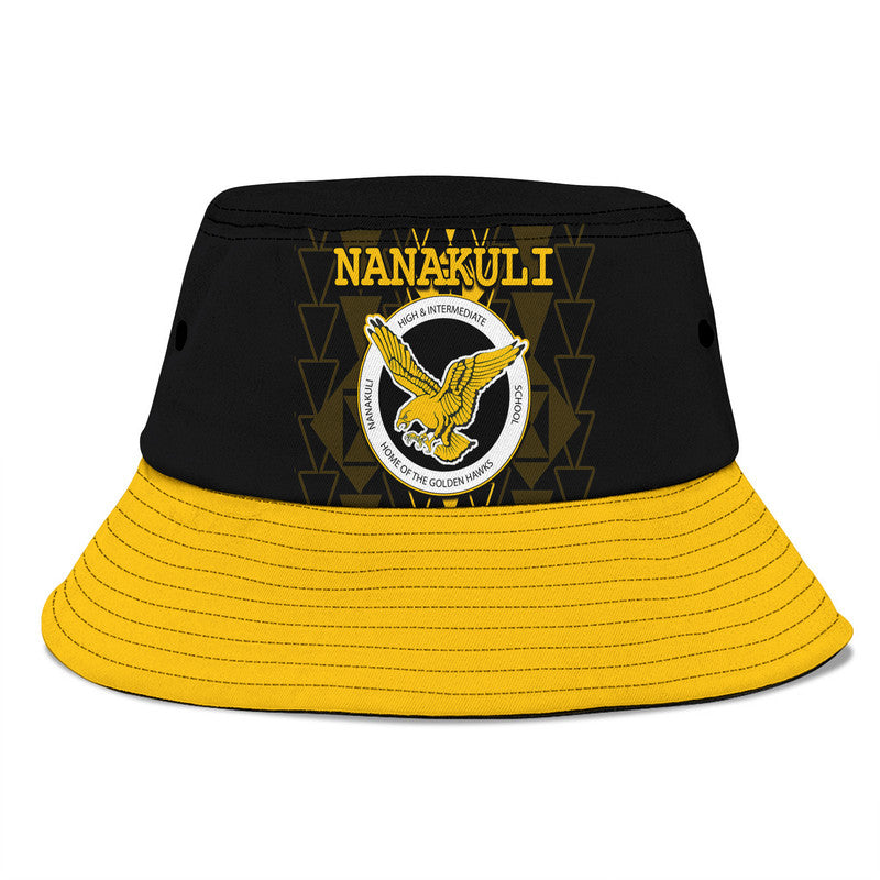 Hawaii - Nanakuli High Mix Kakau Bucket Hat LT6 Bucket Hat One Size Yellow - Polynesian Pride