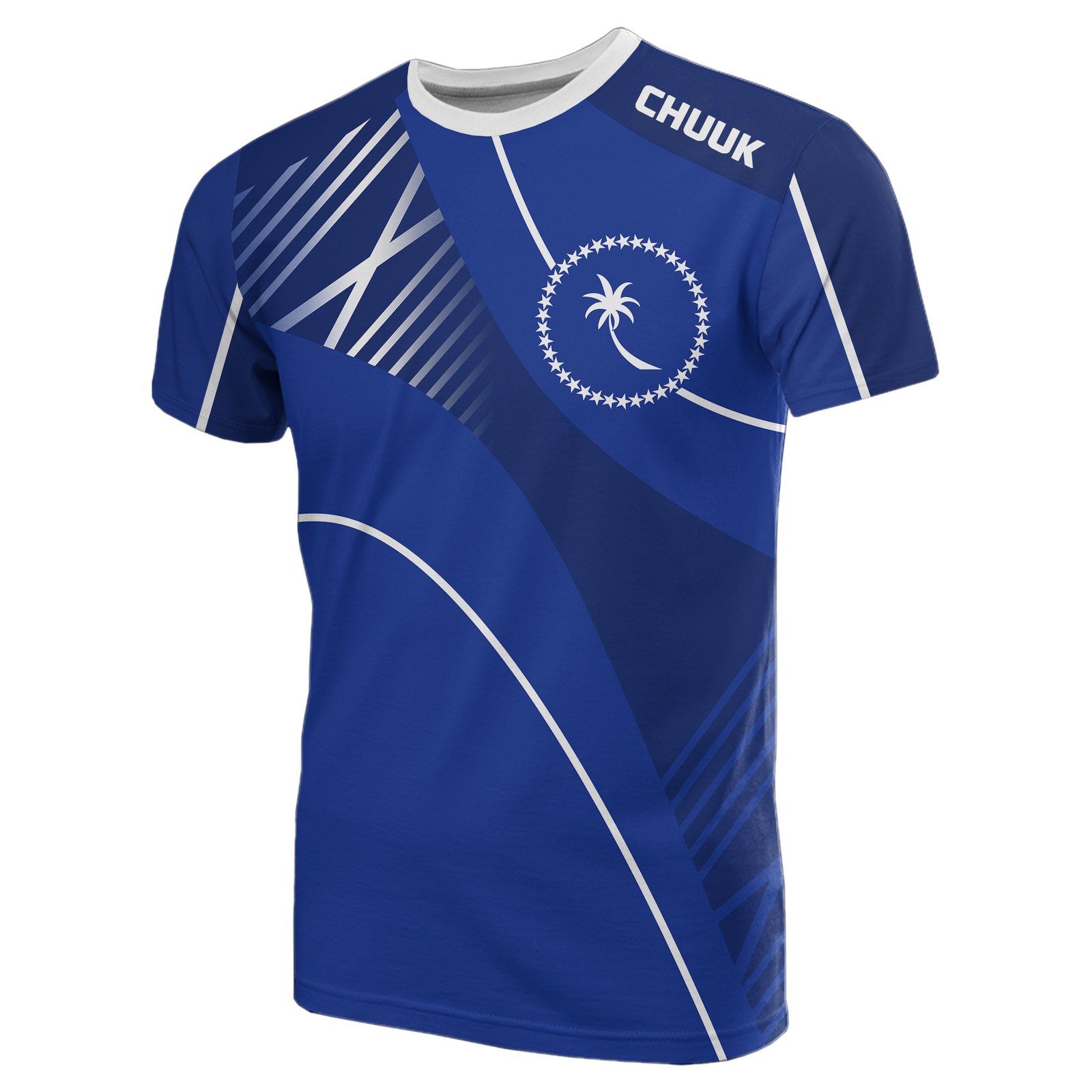 Chuuk T Shirt Chuuk FLag Unisex Blue - Polynesian Pride