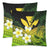 Kanaka Maoli (Hawaiian) Pillow Cases, Polynesian Plumeria Banana Leaves Yellow - Polynesian Pride